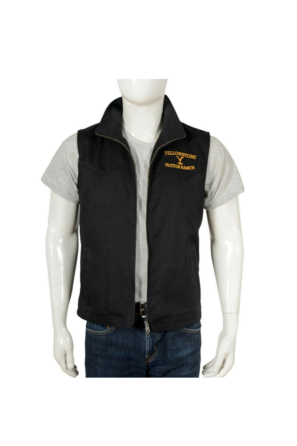 YellowStone Dutton Ranch Black Vest YELLOWSTONE VEST