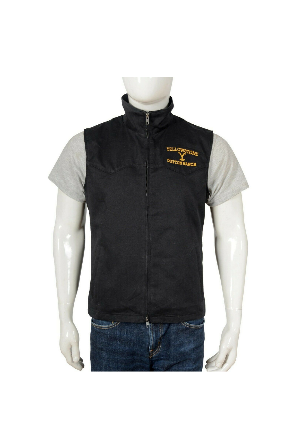 YellowStone Dutton Ranch Black Vest YELLOWSTONE VEST