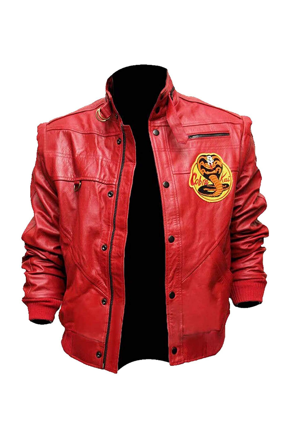 Cobra Kai Red Leather Jacket