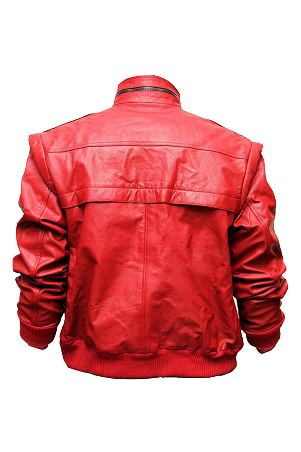 Cobra Kai Red Leather Jacket Front Cobra Kai Red Leather Jacket
