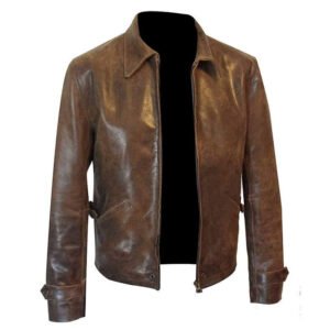 James Bond Skyfall Brown Leather Jacket Skyfall leather jacket