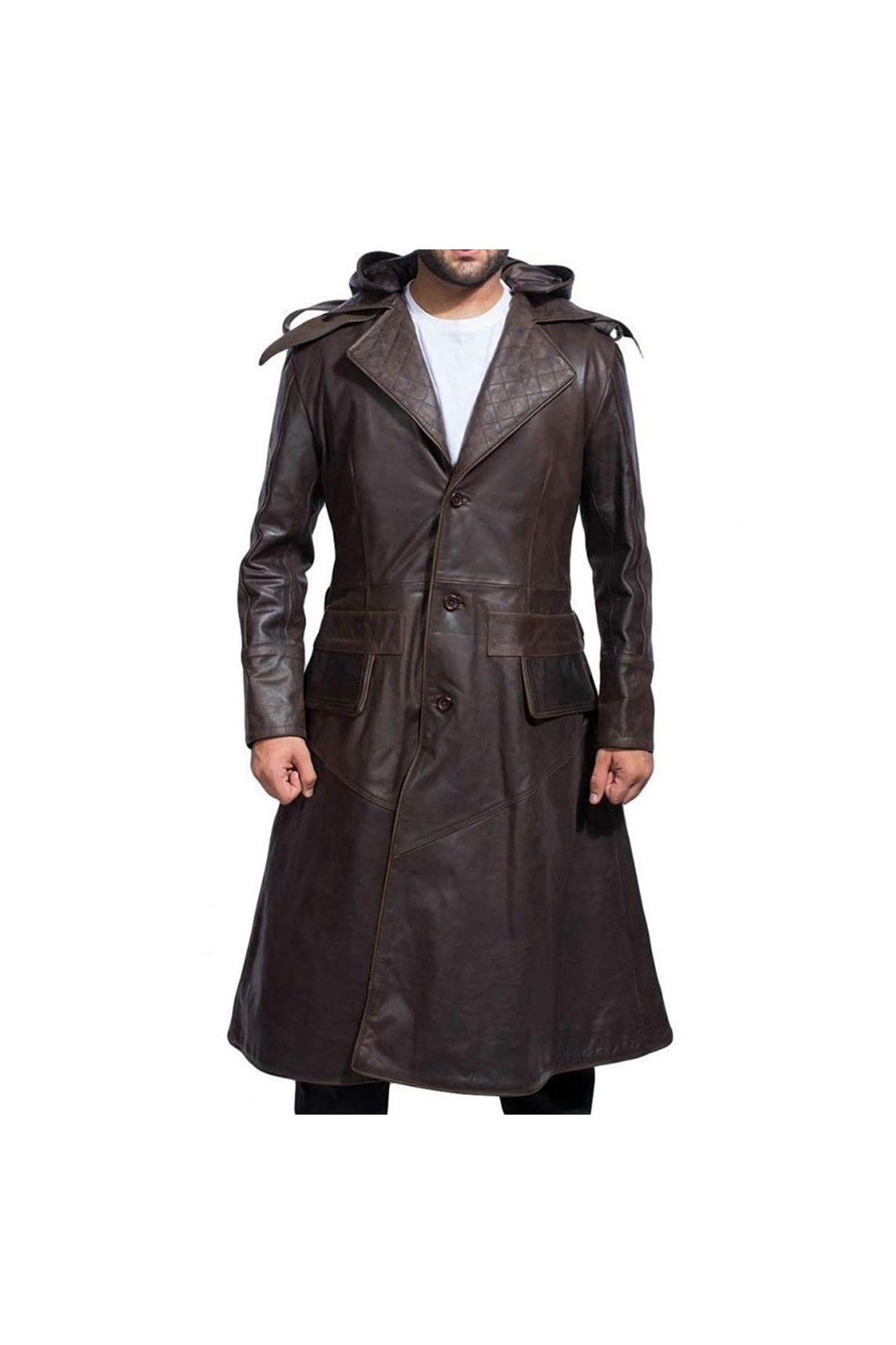 Assassins Creed's Jacob Frye Brown Leather Coat Assassins Creed's Jacob Frye Brown Leather Coat