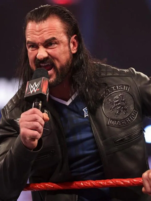 WWE Drew McIntyre Leather Jacket 4 WWE Drew Mcintyre Leather Jacket - Image 4